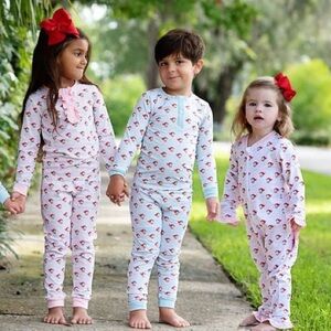Cecil and Lou Retro Santa Pajamas T3